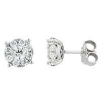 Earrings World Diamond Group Woman Cerchio Di Luce in White Gold Diamante 0.28 Ct OGICE00_1 - OGICE00_1